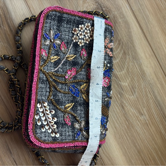 Zara Embroidered Cross Body Bag - Picture 4 of 6